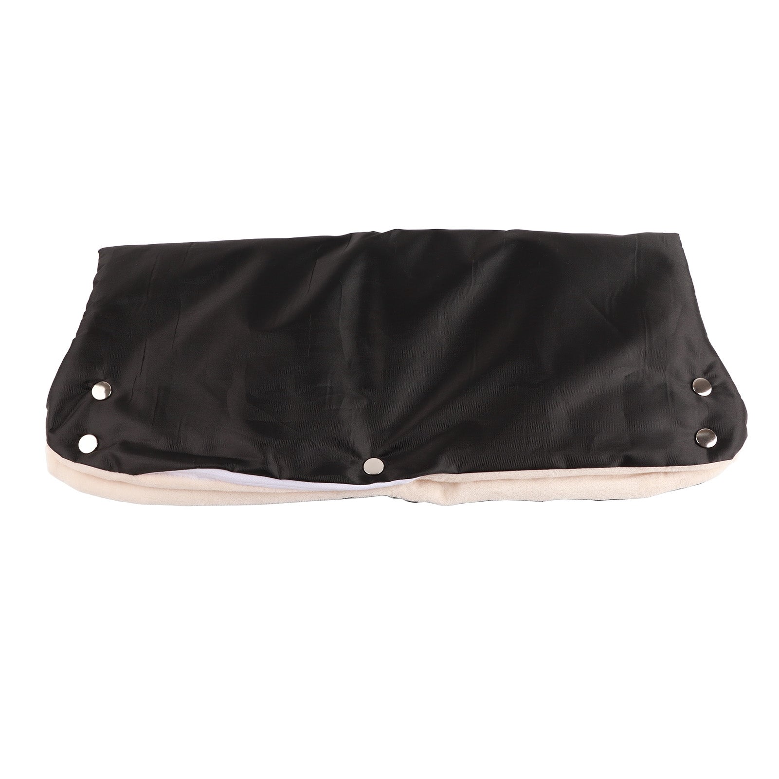 Stroller Hand Muff Keep Warm Thicker Windproof Waterproof Pushchair Gloves Stroller Warm Muffs for Outdoor Black