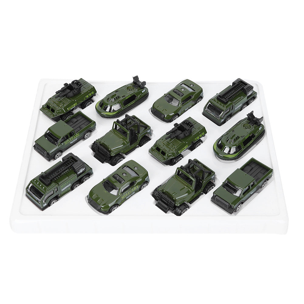 12pcs Vehicle Model Toy Highly Simulation Children Kid Engineering Car Model Toys#4