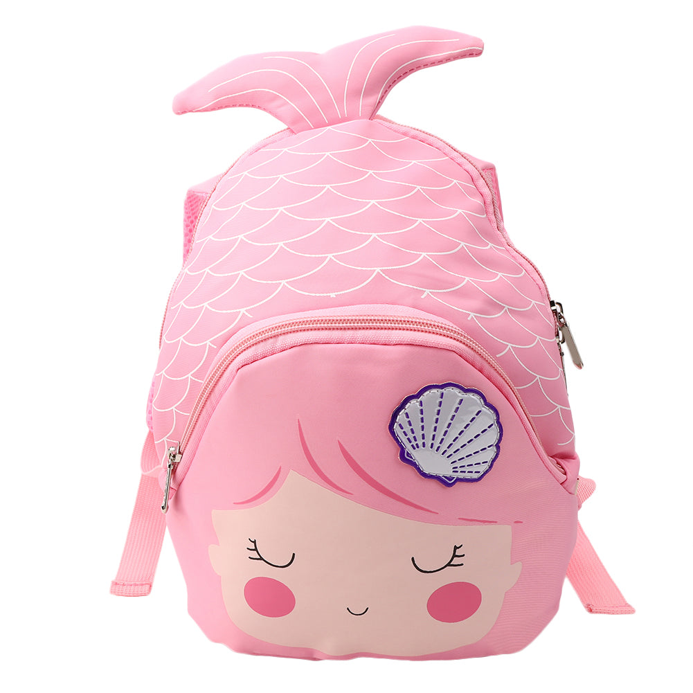 Children Cute Cartoon Pattern Book Pencil Storage Backpack Girls Kid Fashion SchoolbagPink