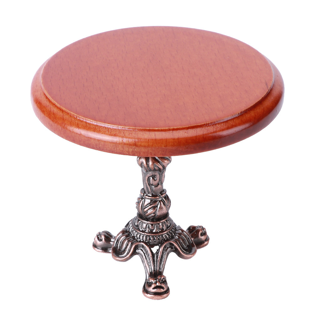 1:12 Dollhouse Miniature Simulated Round Table Mini Furniture Model Toy AccessoryRound Table