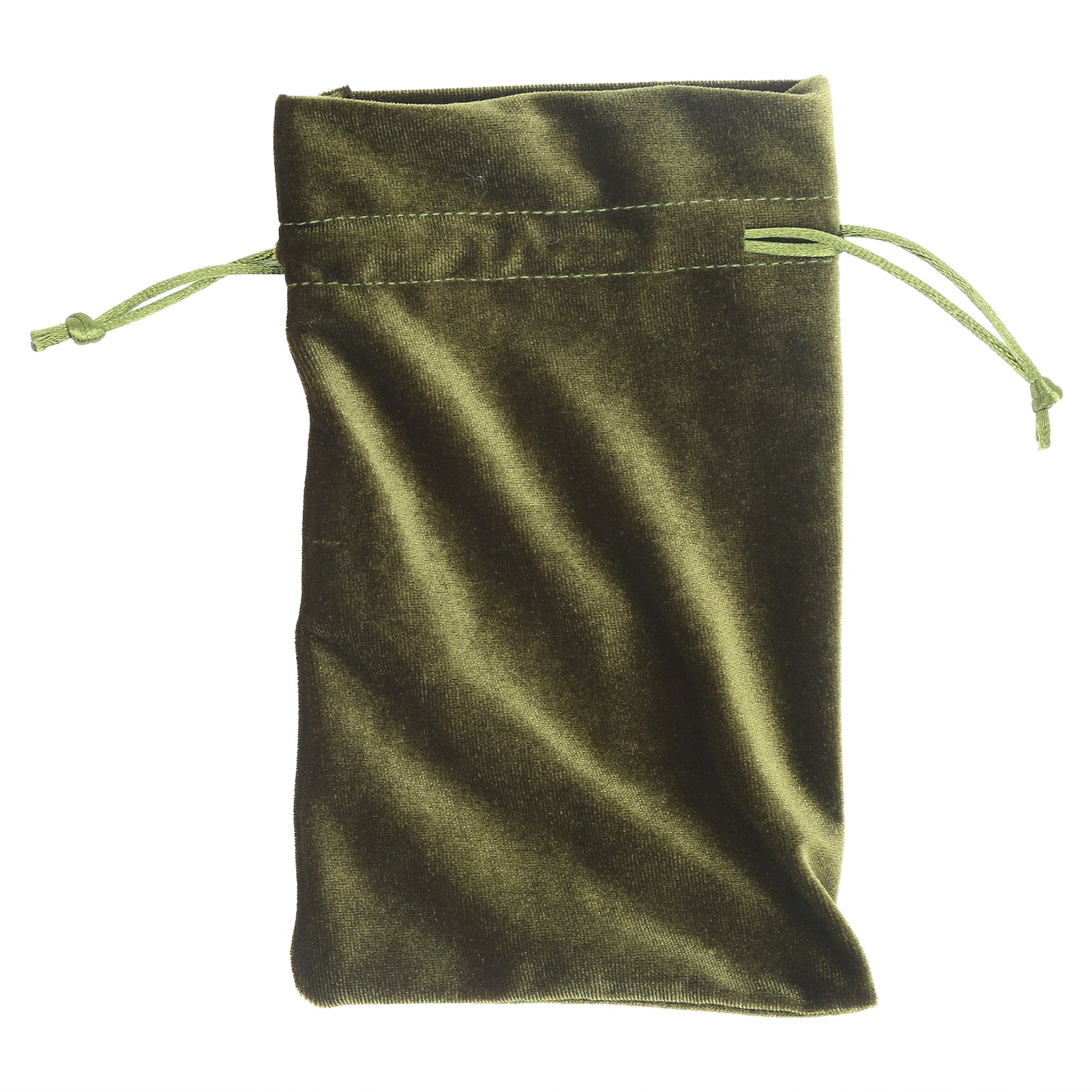 Velvet Tarot Bag Drawstring Storage Pouch Bag for Playing Cards Jewelry Coins AccessoryGreen