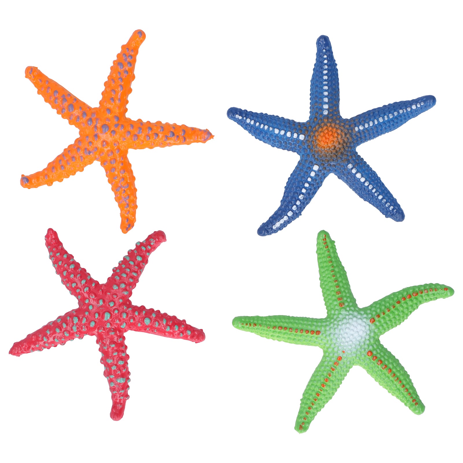 4pcs Simulation Starfish Model Highly Simulation Sea Animals Model Educational Children ToyStarfish Model