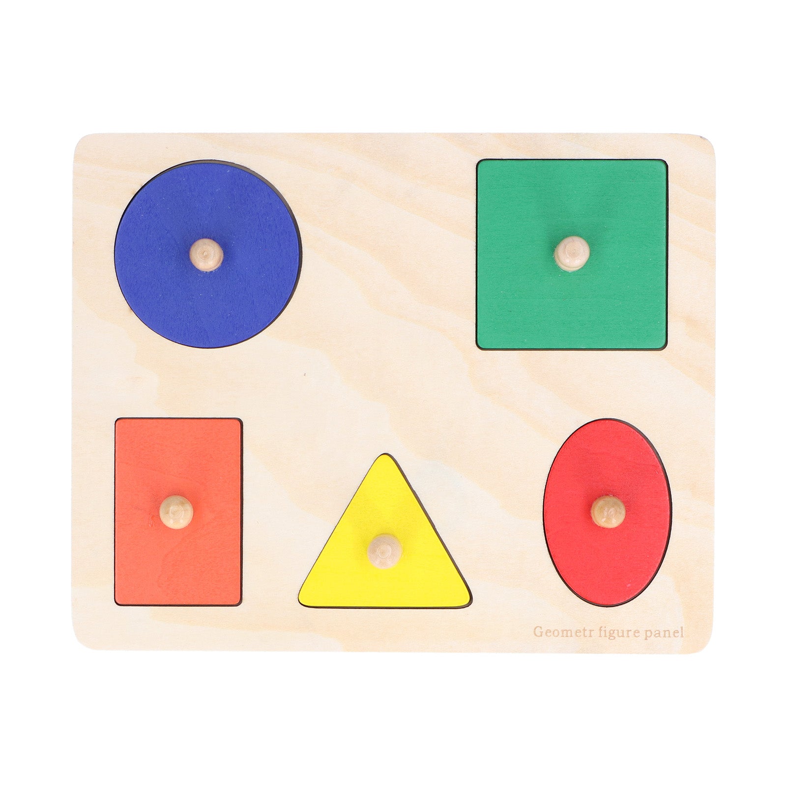 Toddler's Wooden Shape Puzzles Early Educational Shape Learning Puzzle Geometric Shape Puzzle