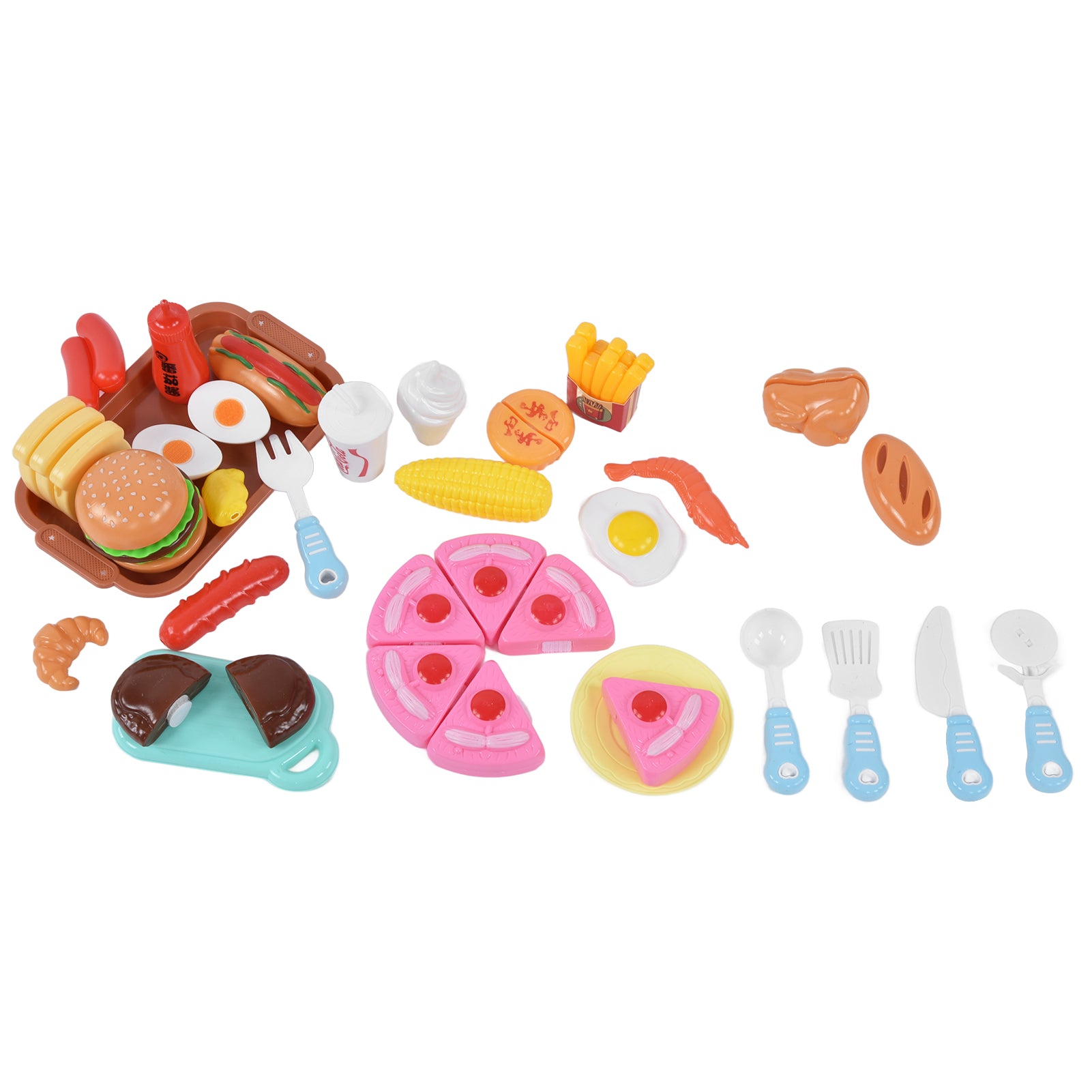 Western Food Cutlery Set Children Over 3 Years Old Play House Toy Simulation Chinese Western Food Kitchen ToyHS