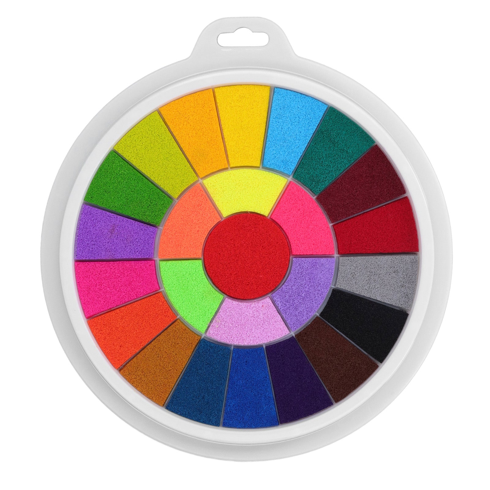 Ink Pad 25 Colors Washable Strong Coloring Power Stamp Ink Pad for Kids for DIY Handicrafts Card Making