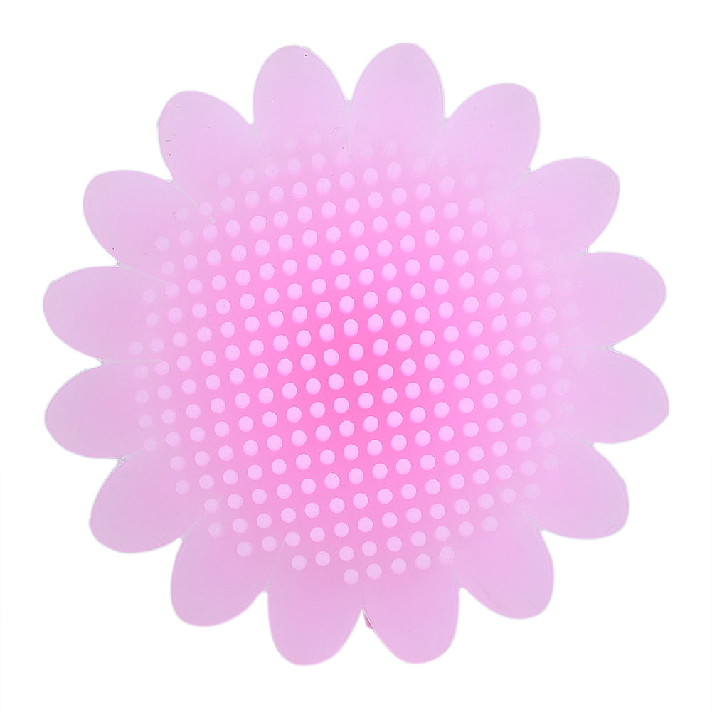 Baby Bath Brush Soft Skin Friendly Food Grade Silicone Baby Bath Shampoo Brush(Pink )