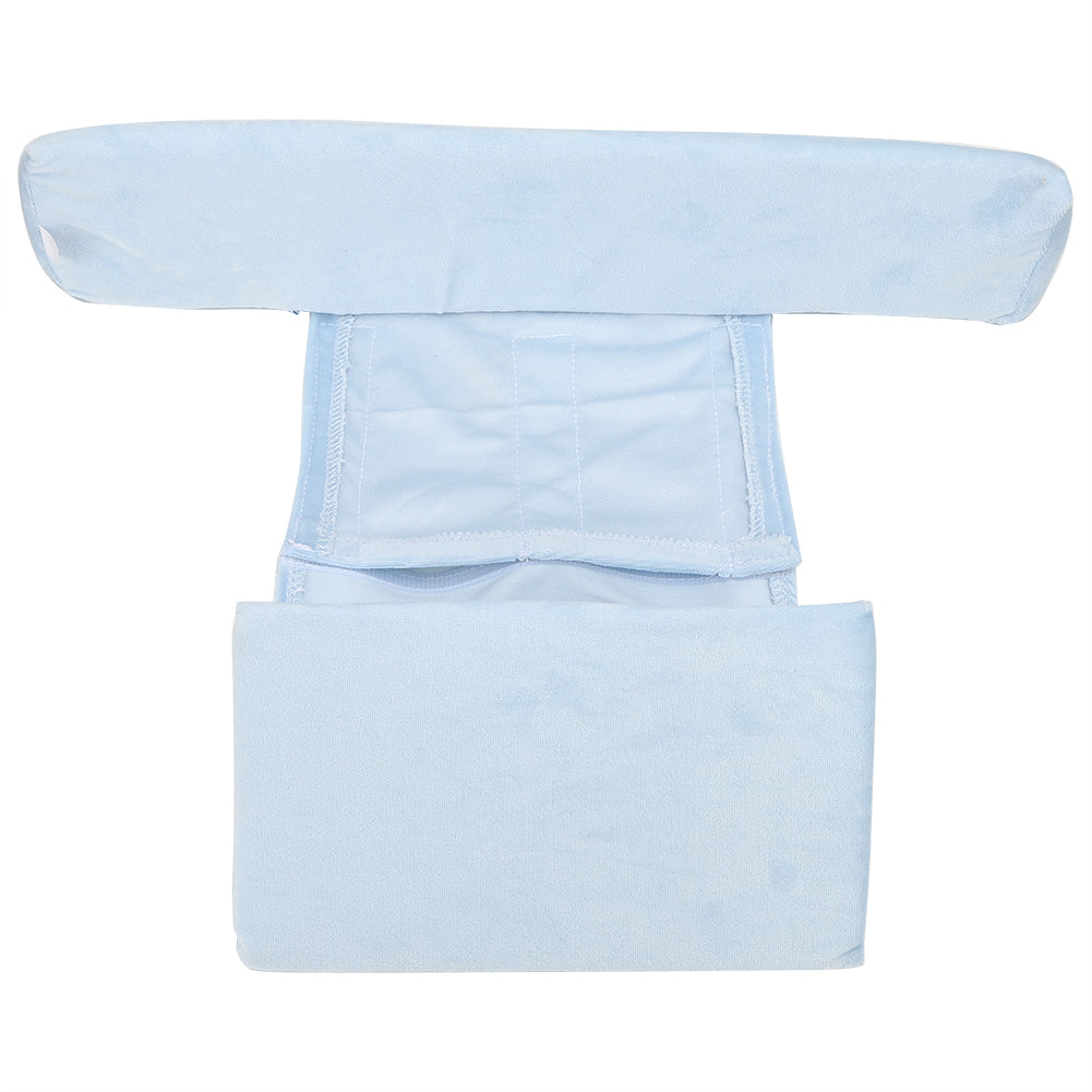 Baby Side Sleeping Wedge Pillow Styling Pillow Infant Side Sleep Positioner Anti&#8209;Spitting Milk(Blue )