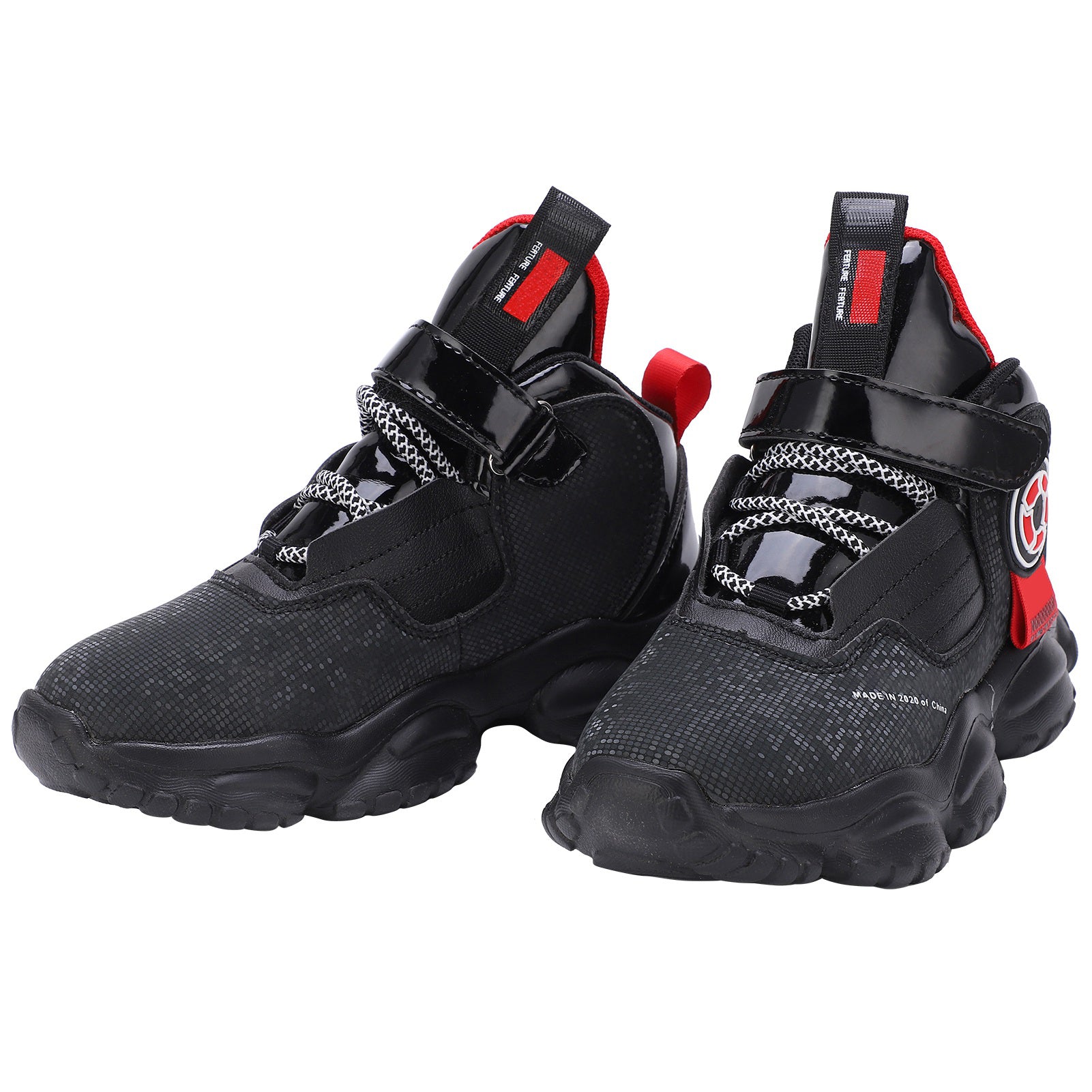 Kids Sports Sneakers Athletic Sneakers Breathable Sports Boys Casual Shoes for AutumnBlack 34