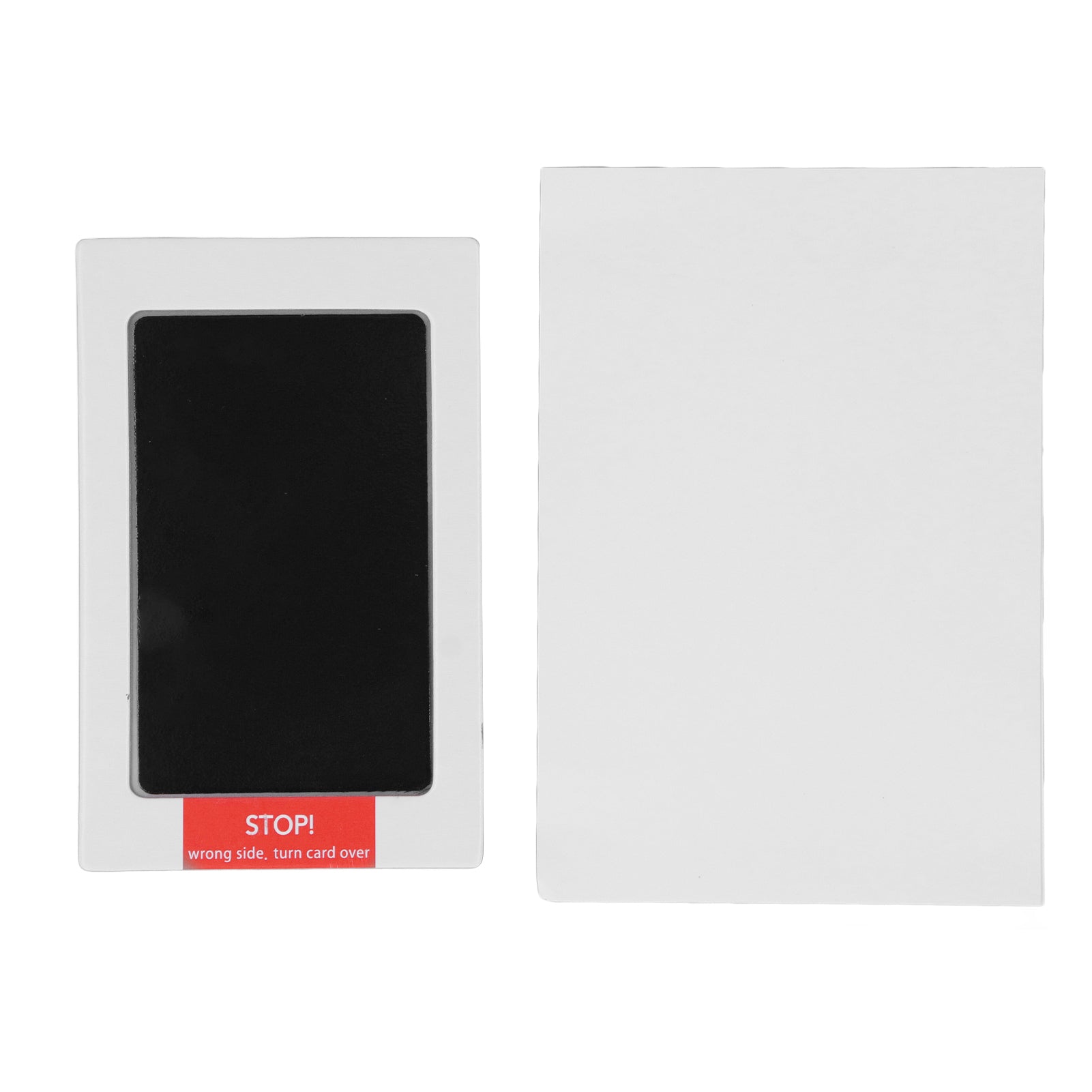 Footprint Ink Pad Safe Clean Quick Drying Baby Hand and Footprint Kit for Newborn New Mom Gift Black