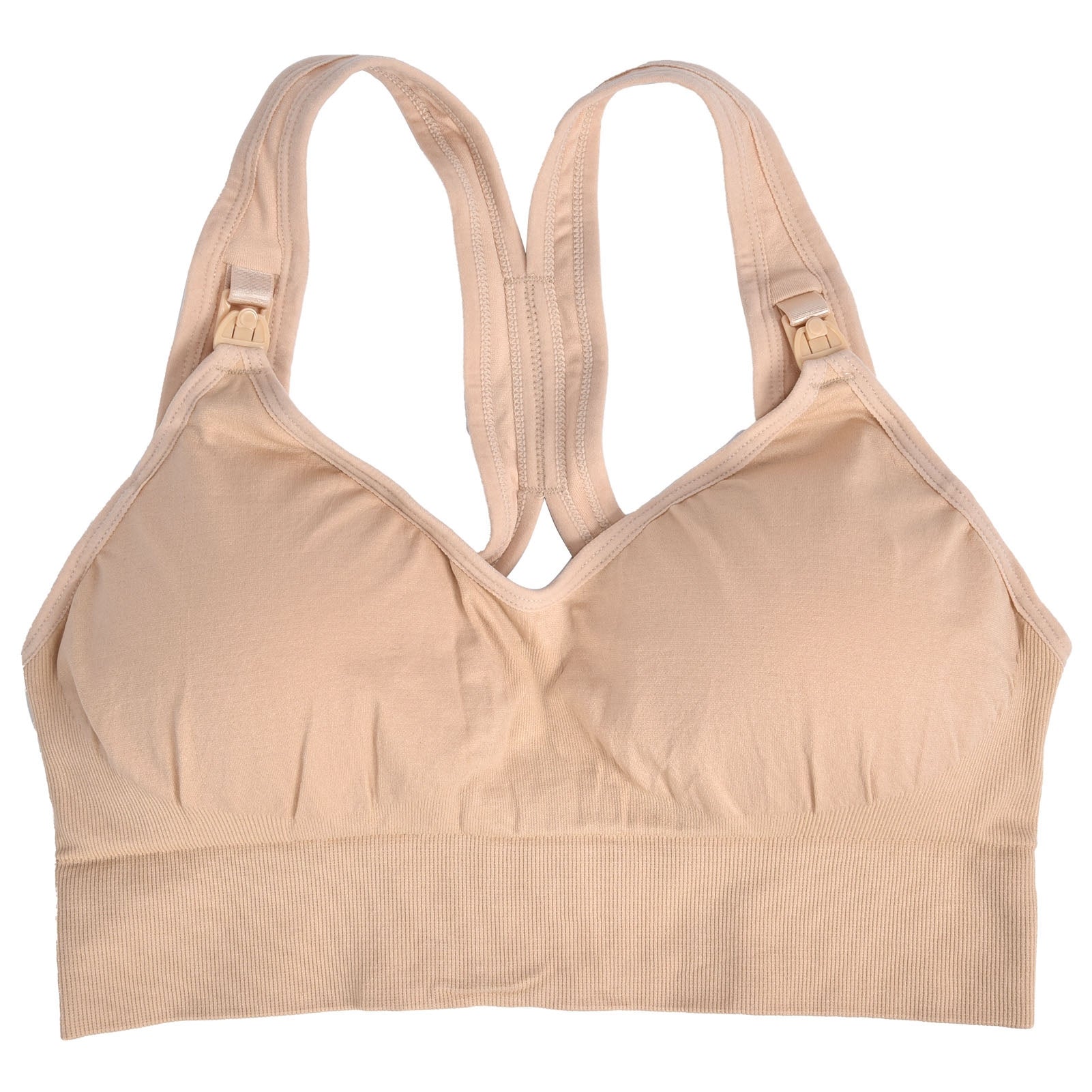 Womens Seamless Sports Bra Front Closure Wirefree Breastfeeding Maternity BraletteXL