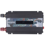 2000W Solar Car Inverter with Fan LCD Screen DC to AC110V Solar Power Modified Sine Wave Inverter Black DC24V(DC21‑29V)