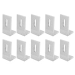 10PCS L Foot Solar Mount Aluminum Alloy Photovoltaic Panel Mounting Bracket for Roof PV System