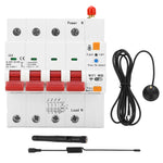 WiFi Circuit Breaker Leakage Protection Remote Control DIN Rail Circuit Breaker AC400V 63A 4P
