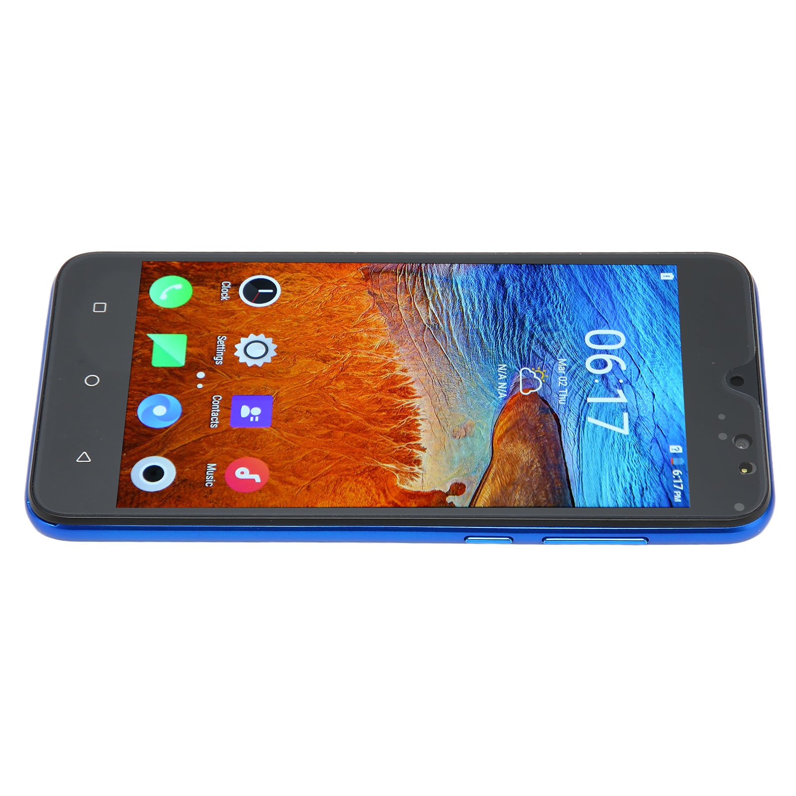 Nowa8 Pro 5.5 Inch Smartphone for Android 10 4GB RAM 32GB ROM Cell Phone with 16MP Rear 8MP Front Camera 100‑240V Blue UK Plug