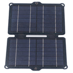 Solar Panel 8W 5V 0‑2A Dual USB Output Portable Folding Solar Charging Panel for Outdoor