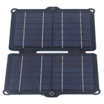 Solar Panel 8W 5V 0‑2A Dual USB Output Portable Folding Solar Charging Panel for Outdoor
