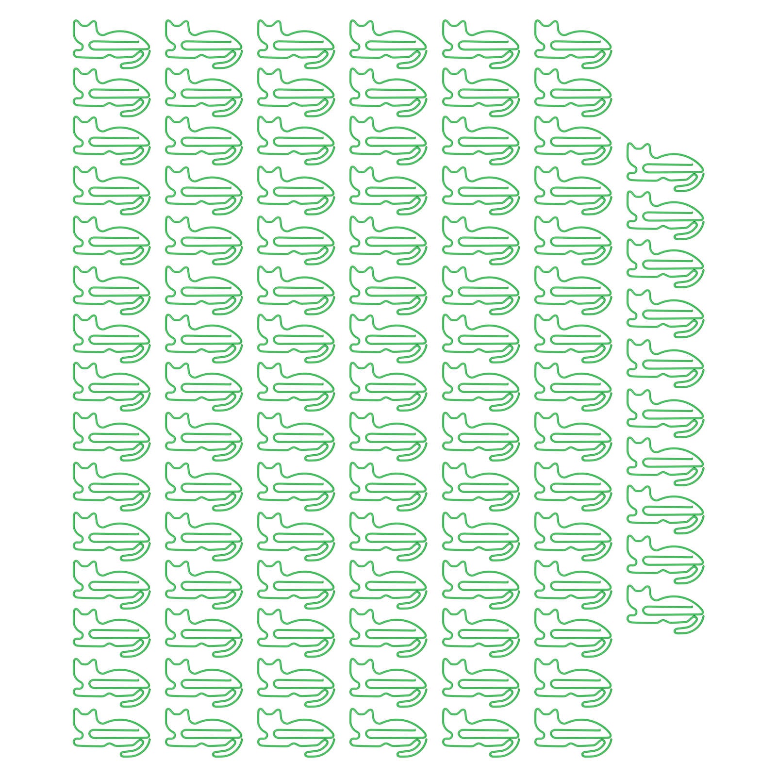 100 Pcs Cute Paper Clips Animal Shaped Fun Bookmark Document Organizing Clips Funny Bookmark Planner Clips Rabbit