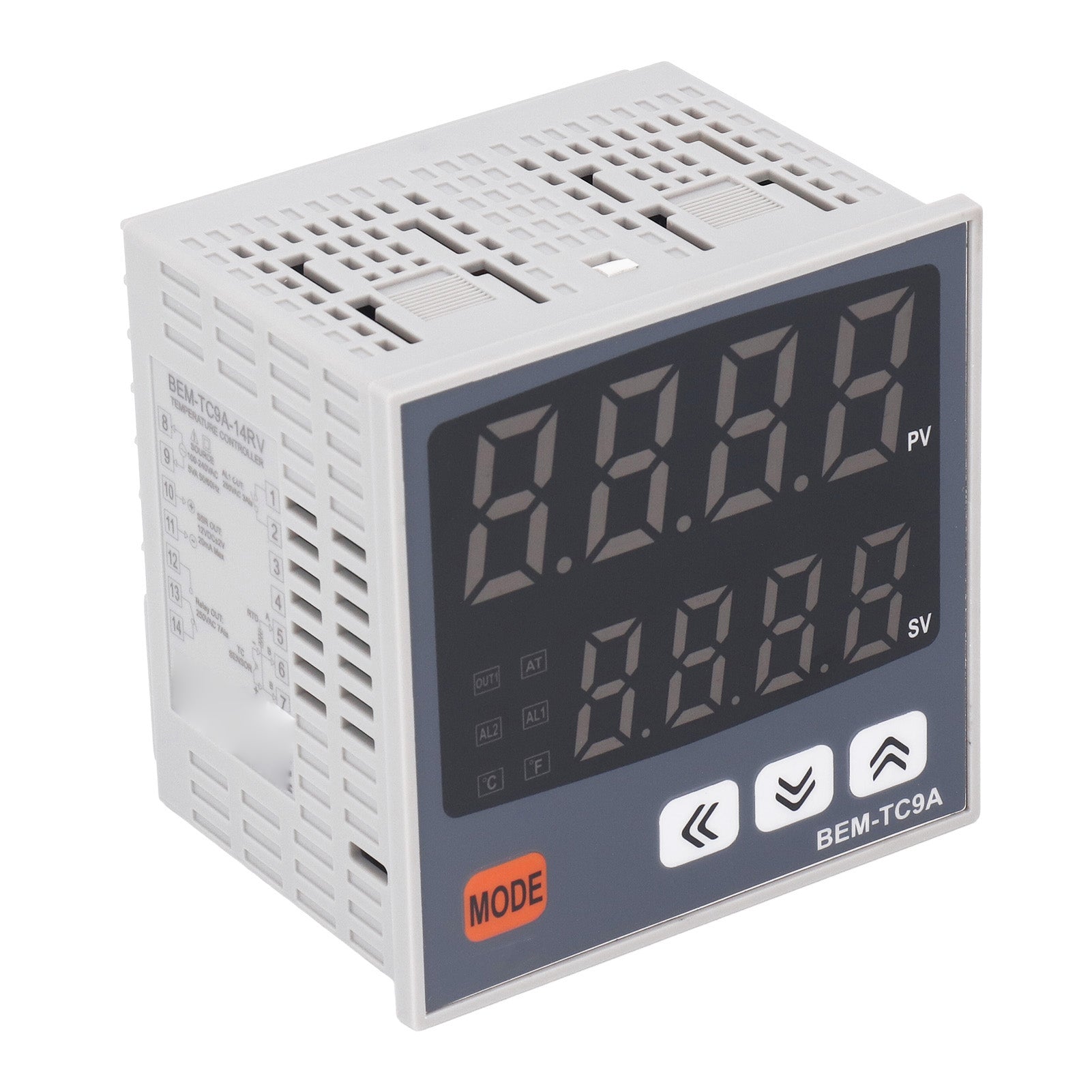 PID Temperature Controller Dual Output 96x96mm Digital Intelligent Thermostat 100‑240VAC