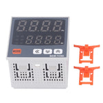 PID Temperature Controller Dual Output 96x96mm Digital Intelligent Thermostat 100‑240VAC