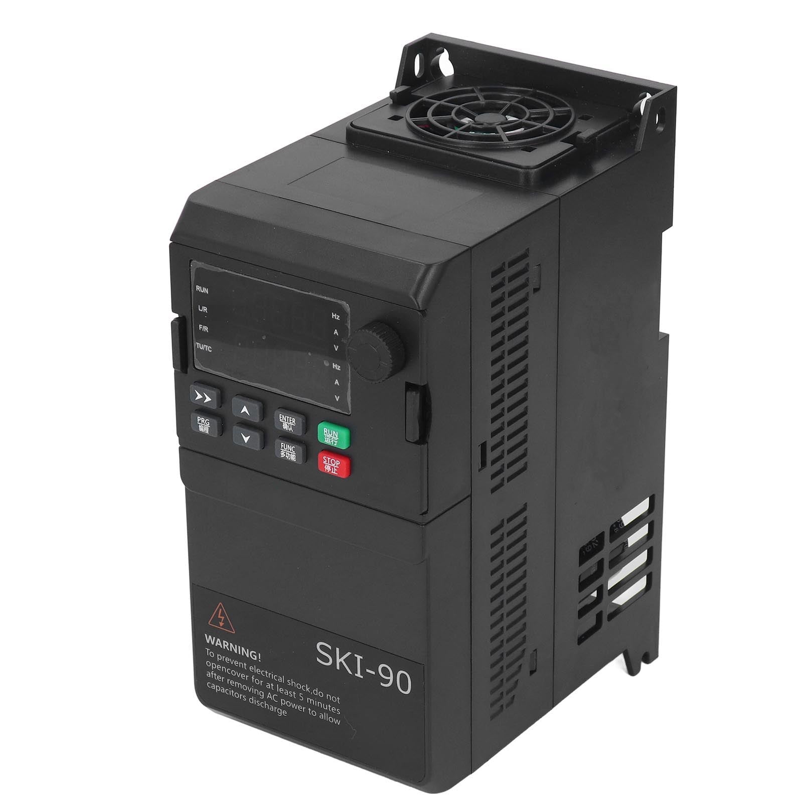Vector Inverter Variable Frequency Drive Converter for 2.2KW 3HP Motor AC380V Input 0‑380V Output