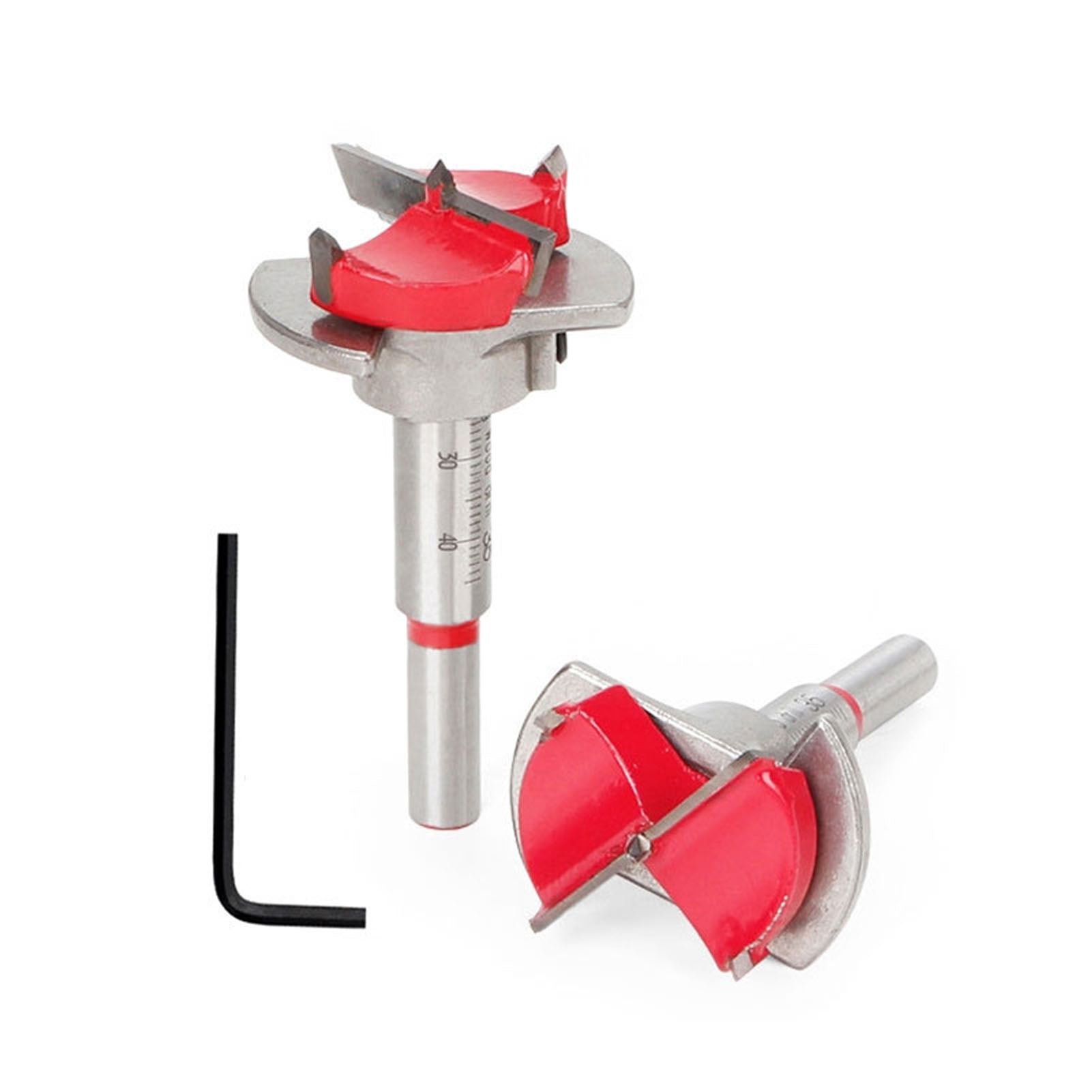 35mm Hinge Hole Drill Bit Aluminum Alloy Boring Jig Positioner Bit for Woodworking