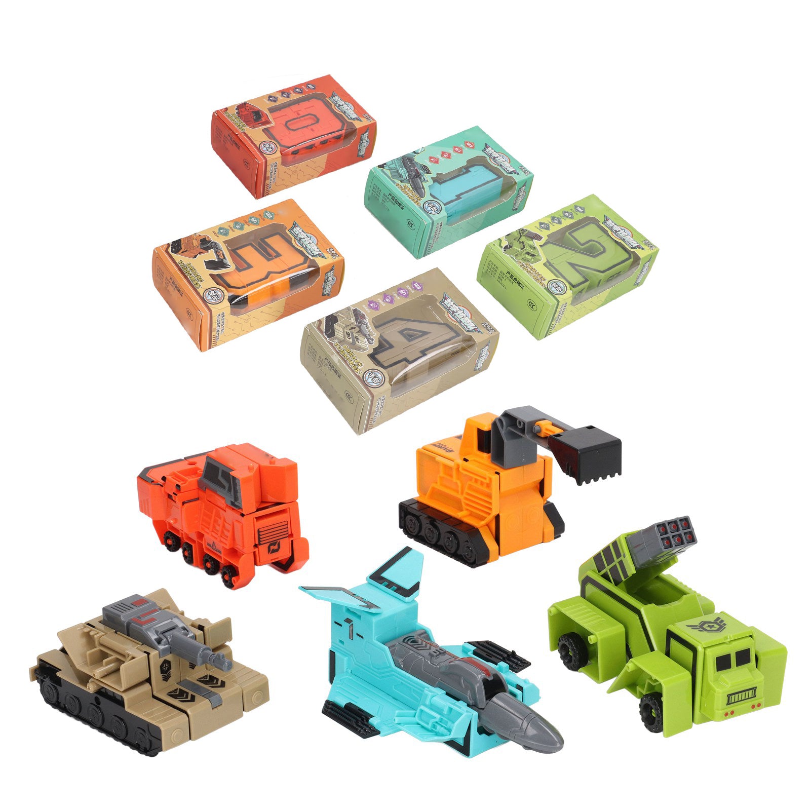 Number Bots Math Toys Transforming Learning Number Car Robots for Toddlers Boys 0 to 4