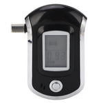 Digital Display Breath Tester Air Blowing Portable Drunk Detector with 5 Replaceable Mouthpieces