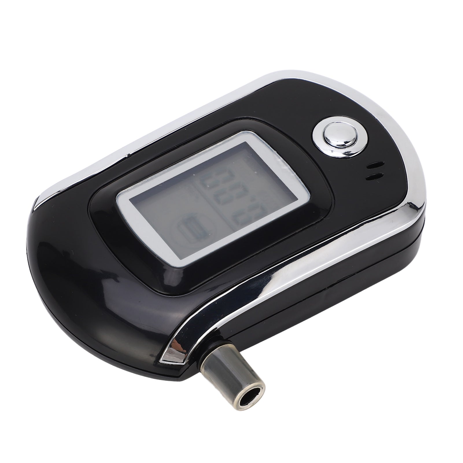 Digital Display Breath Tester Air Blowing Portable Drunk Detector with 5 Replaceable Mouthpieces