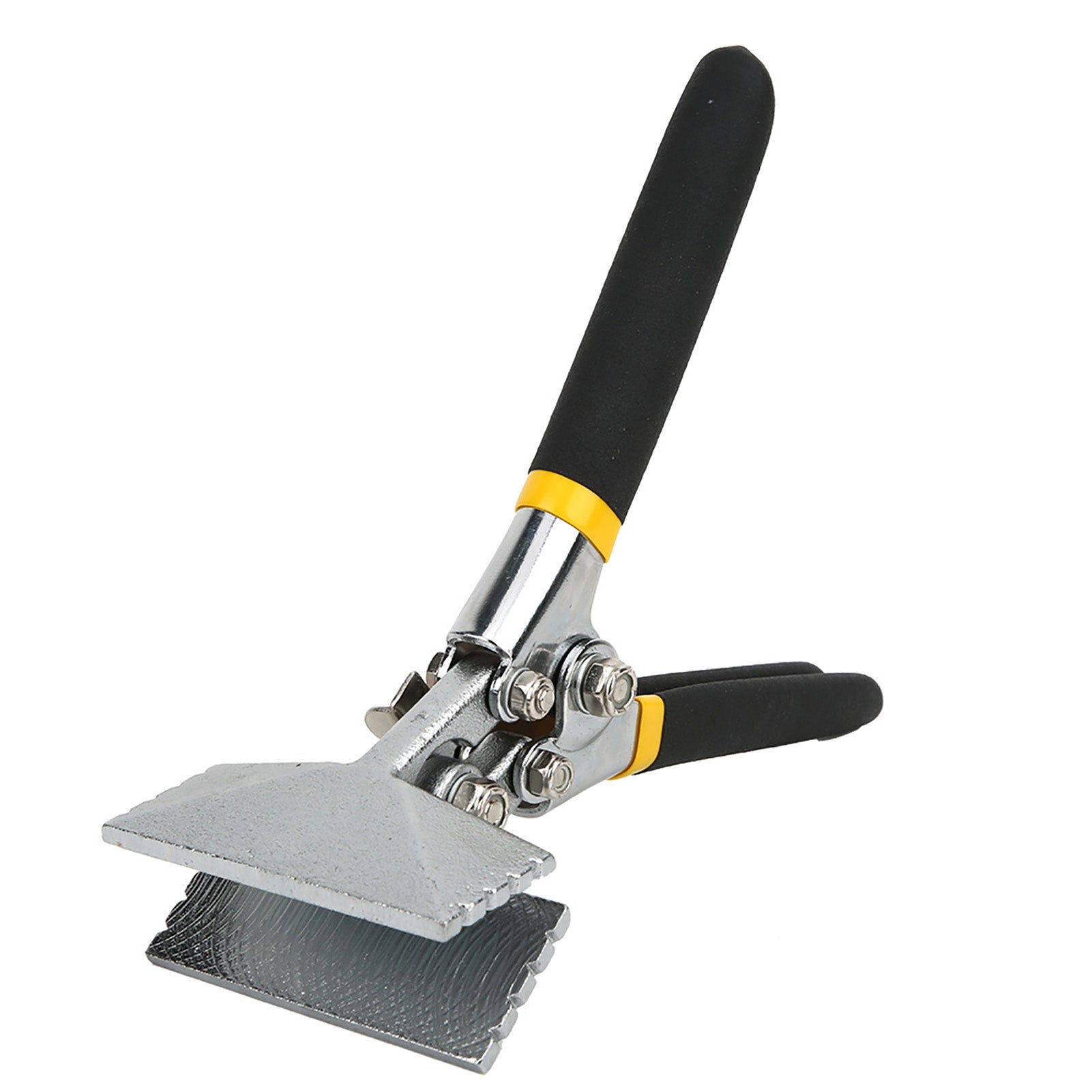 Metal Sheet Bending Pliers Manual Sheet Metal Clamp Seamer Non-Slip Handle Seaming Pliers(Straight )