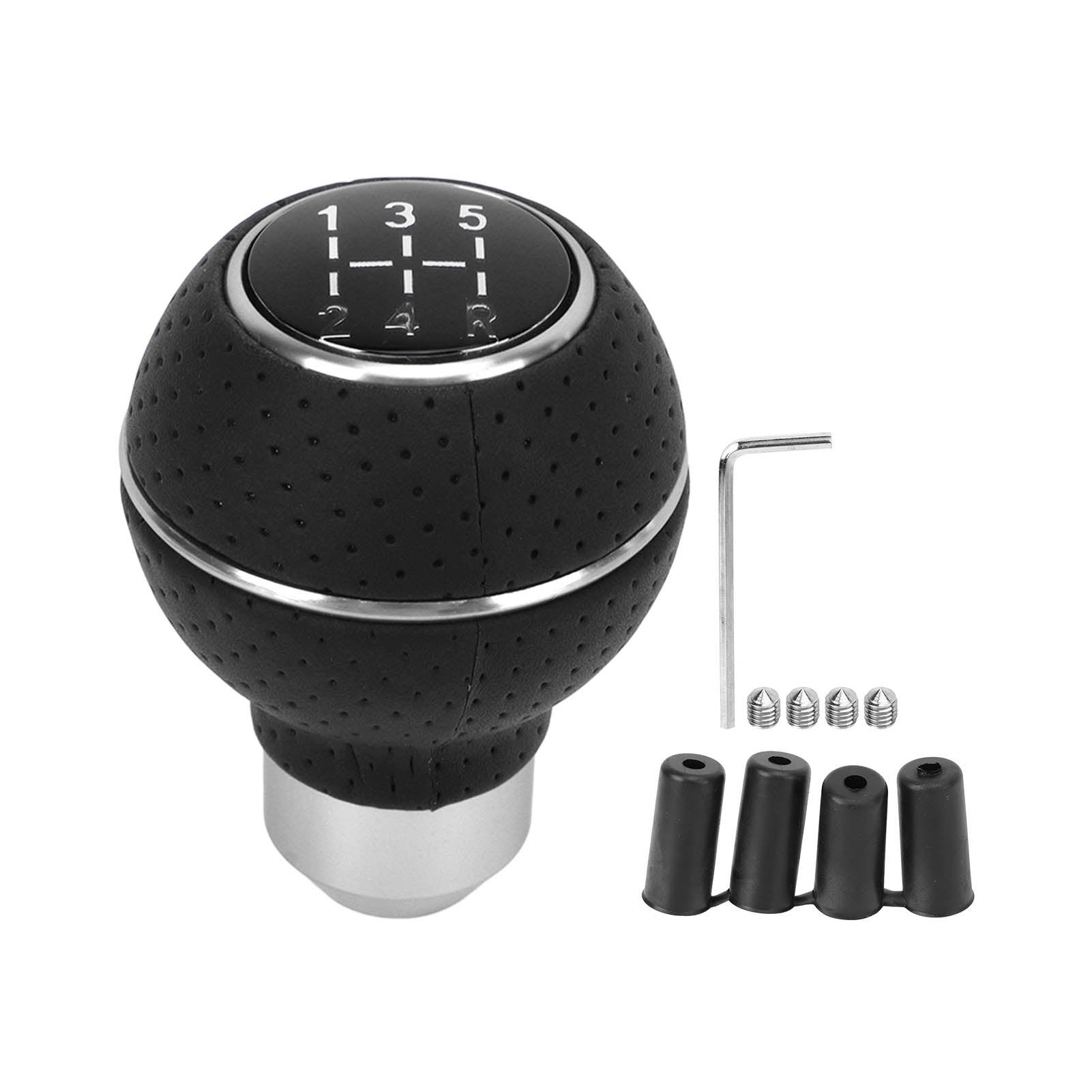 Shift Knob 5 Speed M8 M10 M11 M12 Universal Aluminum Car Auto Manual Transmission Gear Knob Shift White