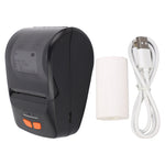 Bluetooth Thermal Printer with Label Paper Portable POS Barcode Printer Black White Printing Output
