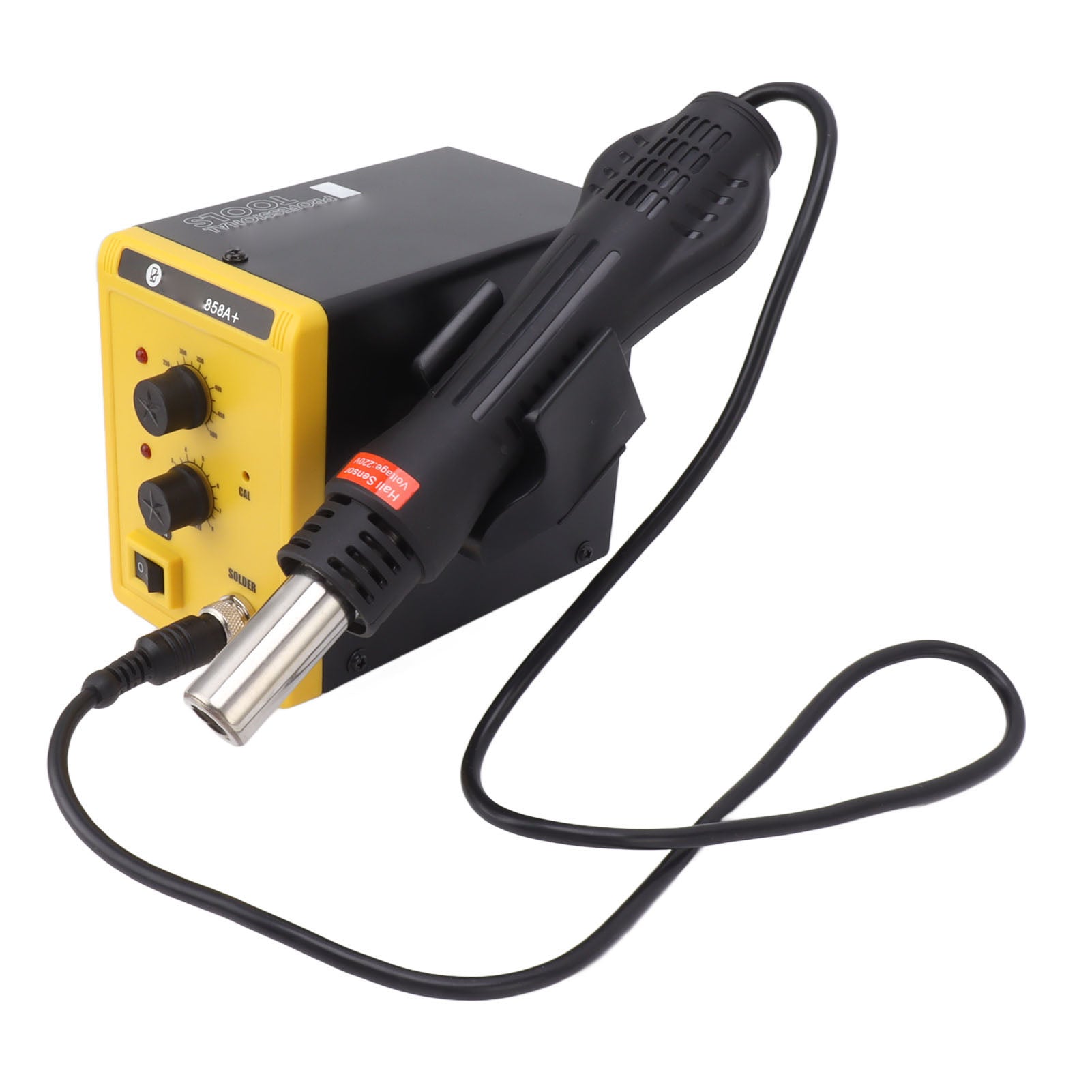 Air Gun Soldering Station LED Tube Display Air Flow Temperature Adjustable Soldering Iron Station