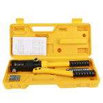 1 Set 10T Hydraulic Wire Cable Battery Lug Crimper Terminal Crimping Tool with 10~120mm Dies