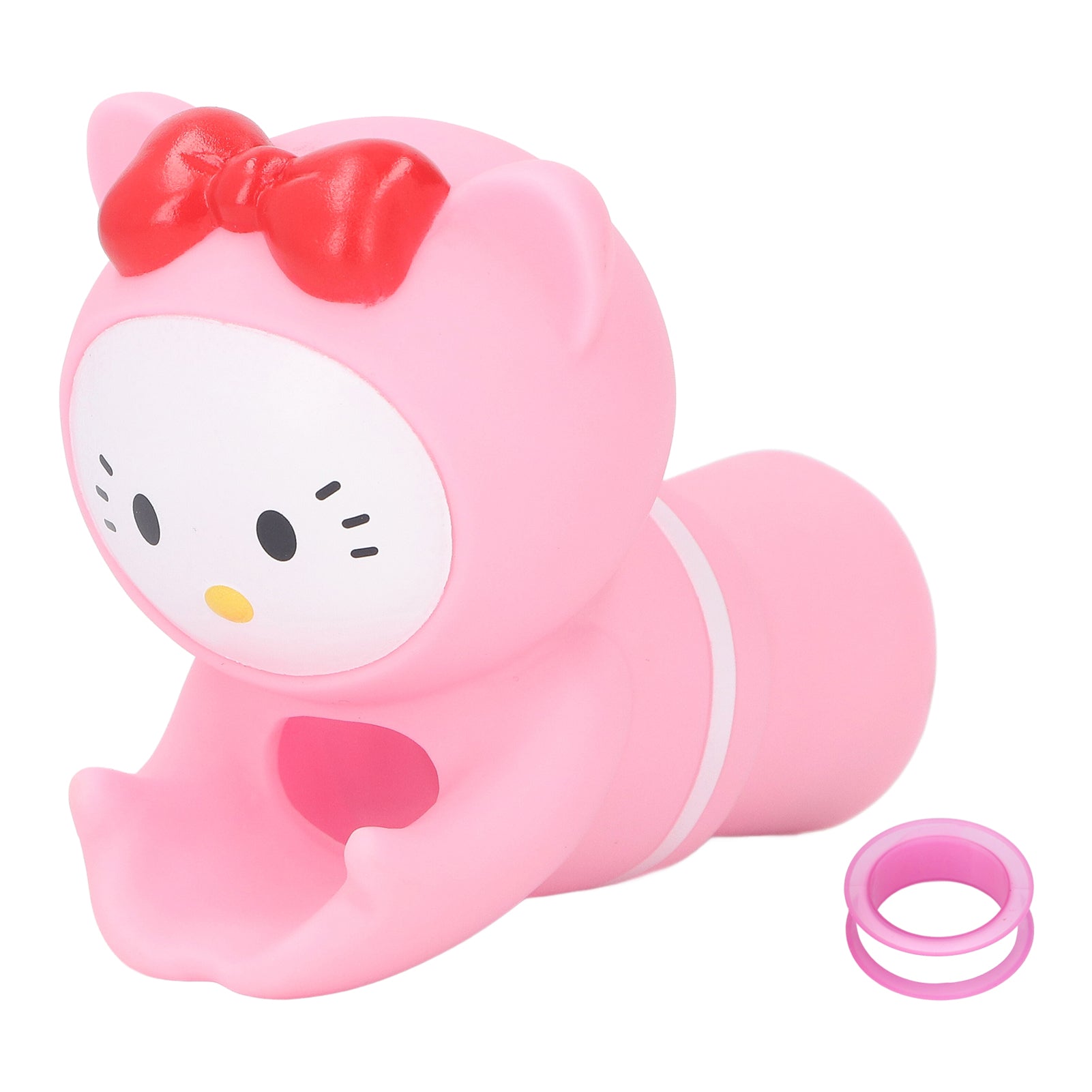 Cartoon Faucet Extender Cute Shape Kids Hand Wash Helper Safety Faucet Extender for Toddler Baby Children Hand Washing Little Pink Cat