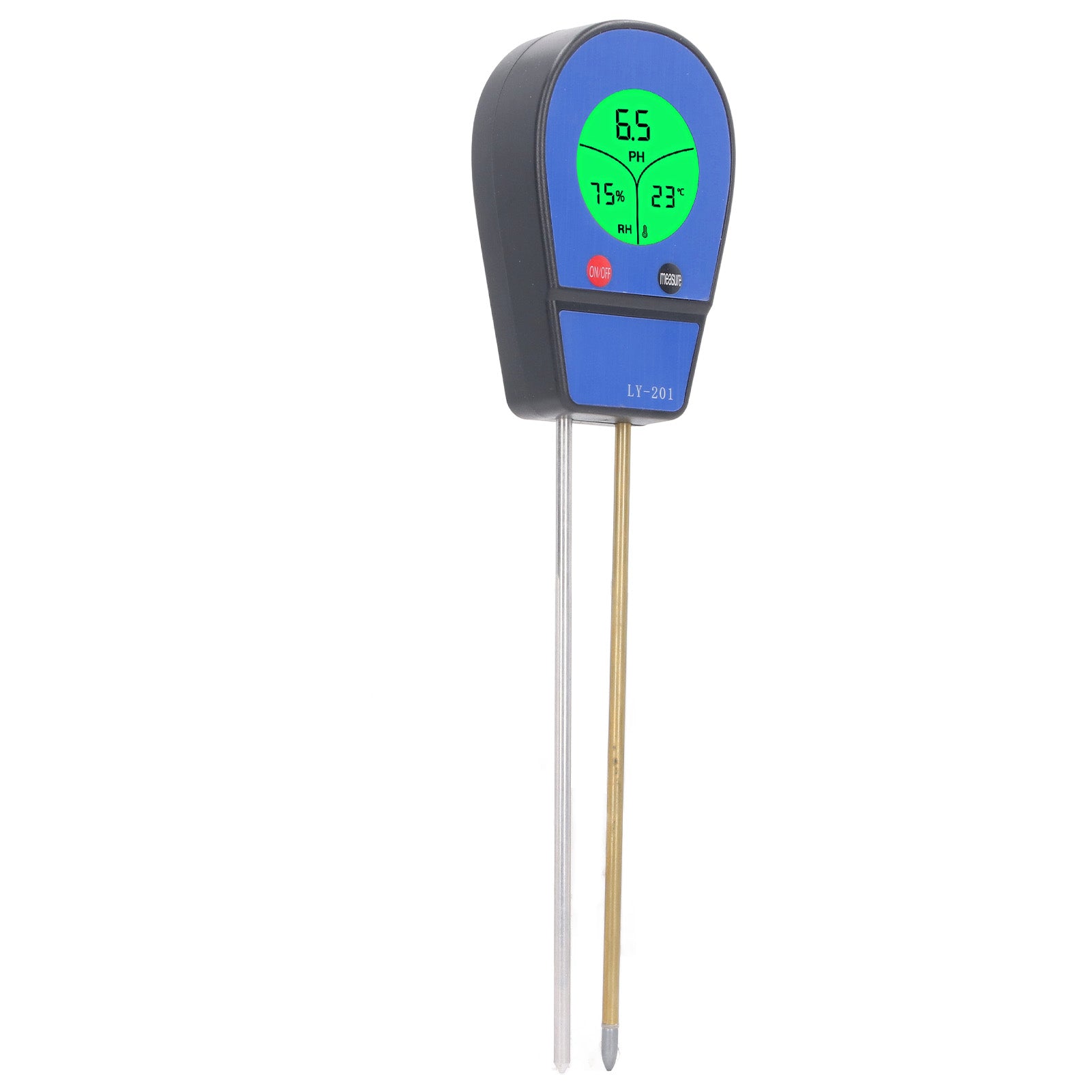 Soil Detector LED Screen PH Tester Plant Moisture Meter Acidity Alkalinity Temperature Testing Tool
