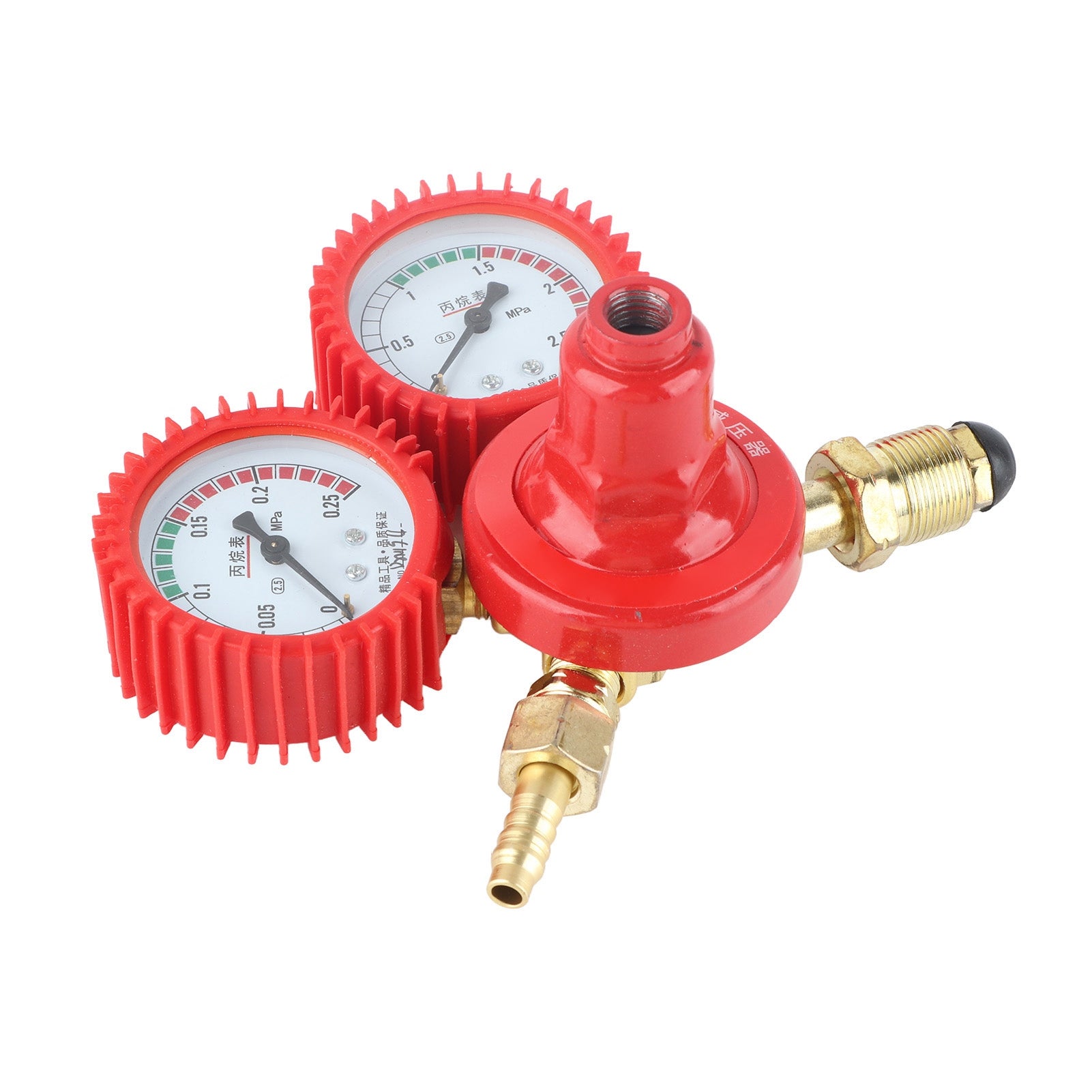 Propane Tank Gauge Clear Accurate Dial Thickened Anti Slip Knob Aluminum Alloy Gas Pressure Regulator