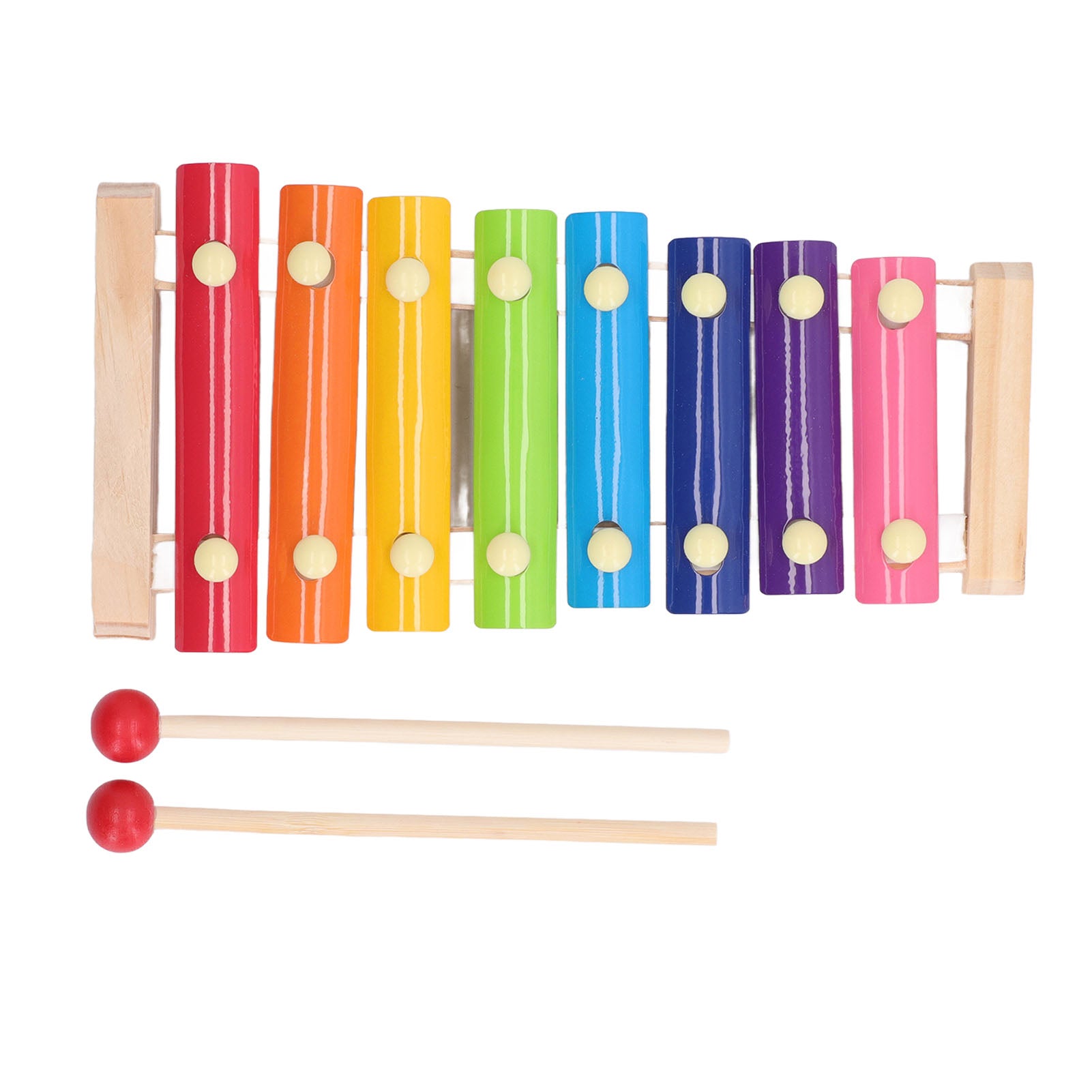 Baby Wooden Percussion Music Instrument with Mallets Colorful Musical Instrument Toy for 1 to 3 Years Old Toddlers Baby Percussion Music Toy
