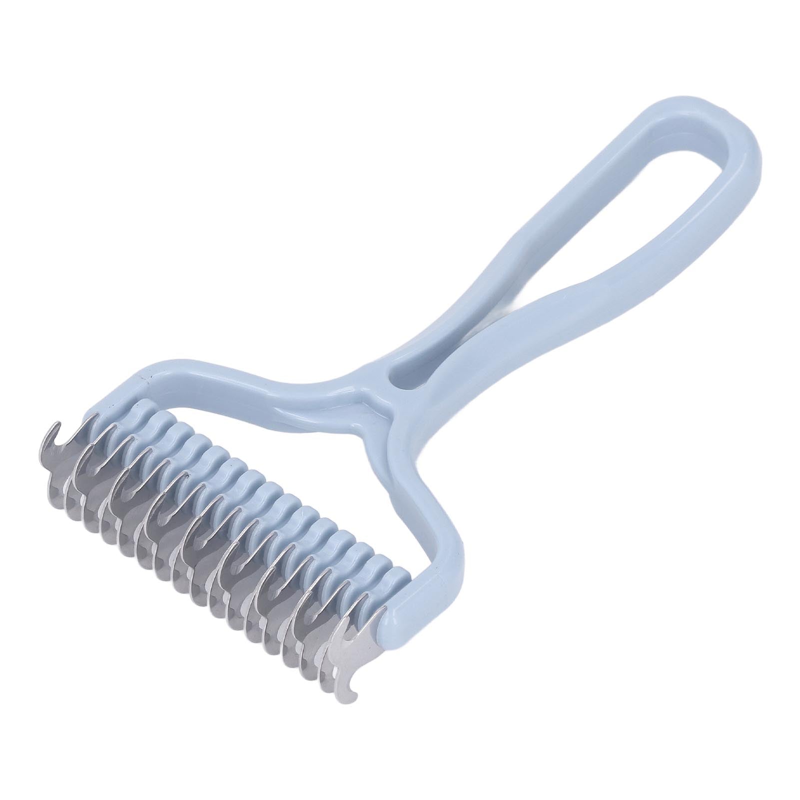 Pet Grooming Brush Double Sided Dematting Deshedding Comb Brush for Pets Long Hair 17 Teeth
