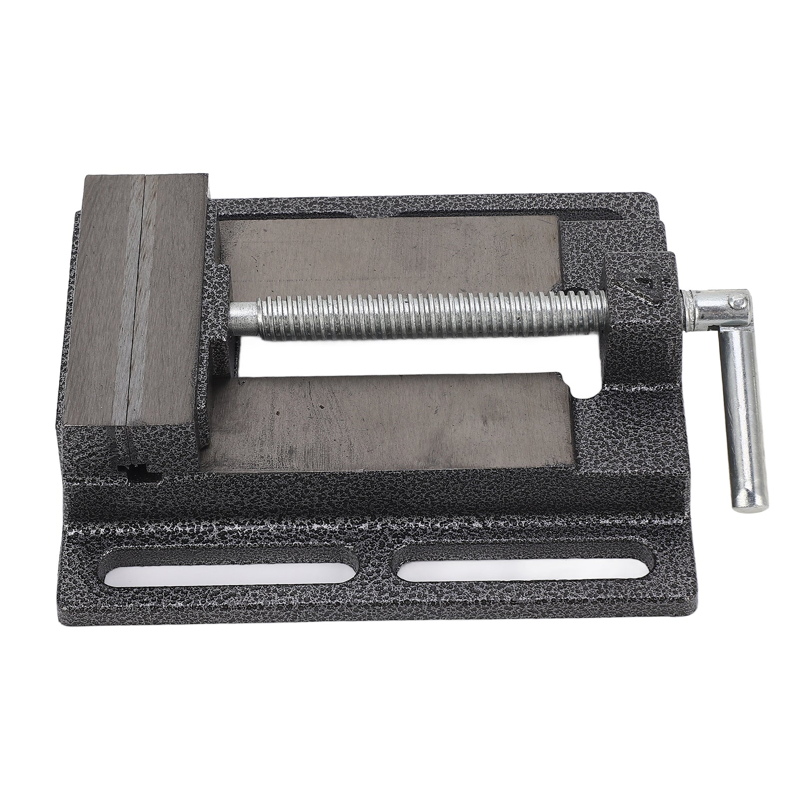 4in Jaw Opening Vise High Carbon Steel Flat Jaw Clamping Bench Vise for Hardware Parts Tightening