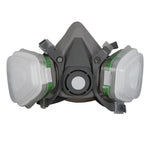 7Pcs Gas Face Cover Particulate Filter Cartridge Rubber Face Guard Cover Filter Sponge Set