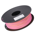 1.75mm Filament Gold Purple Dual Colors Extrusion PLA Filament 3D Printer Consumable 30‑45mm/s