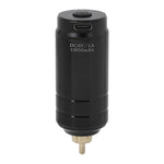 RCA Wireless Tattoo Power Supply Aluminum Alloy Matte 1600mAh USB Tattoo Machine Battery Black