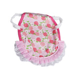 Hen Saddle Apron Double Layer Cotton Comfortable Chicken Feather Fixer Wing Back Protector for Poultry Peach