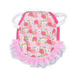 Hen Saddle Apron Double Layer Cotton Comfortable Chicken Feather Fixer Wing Back Protector for Poultry Peach