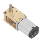 Gear Motor DC 6V Single Shaft Turbo Worm Motor Speed Reduction Motor for Machine Replacement 68RPM 1:118