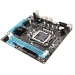 Desktop Motherboard H61 6 USB2.0 DDR3 M.2 NVMe NGFF 100Mbps LAN Micro ATX Motherboard for LGA1155 Socket I3 I5 I7