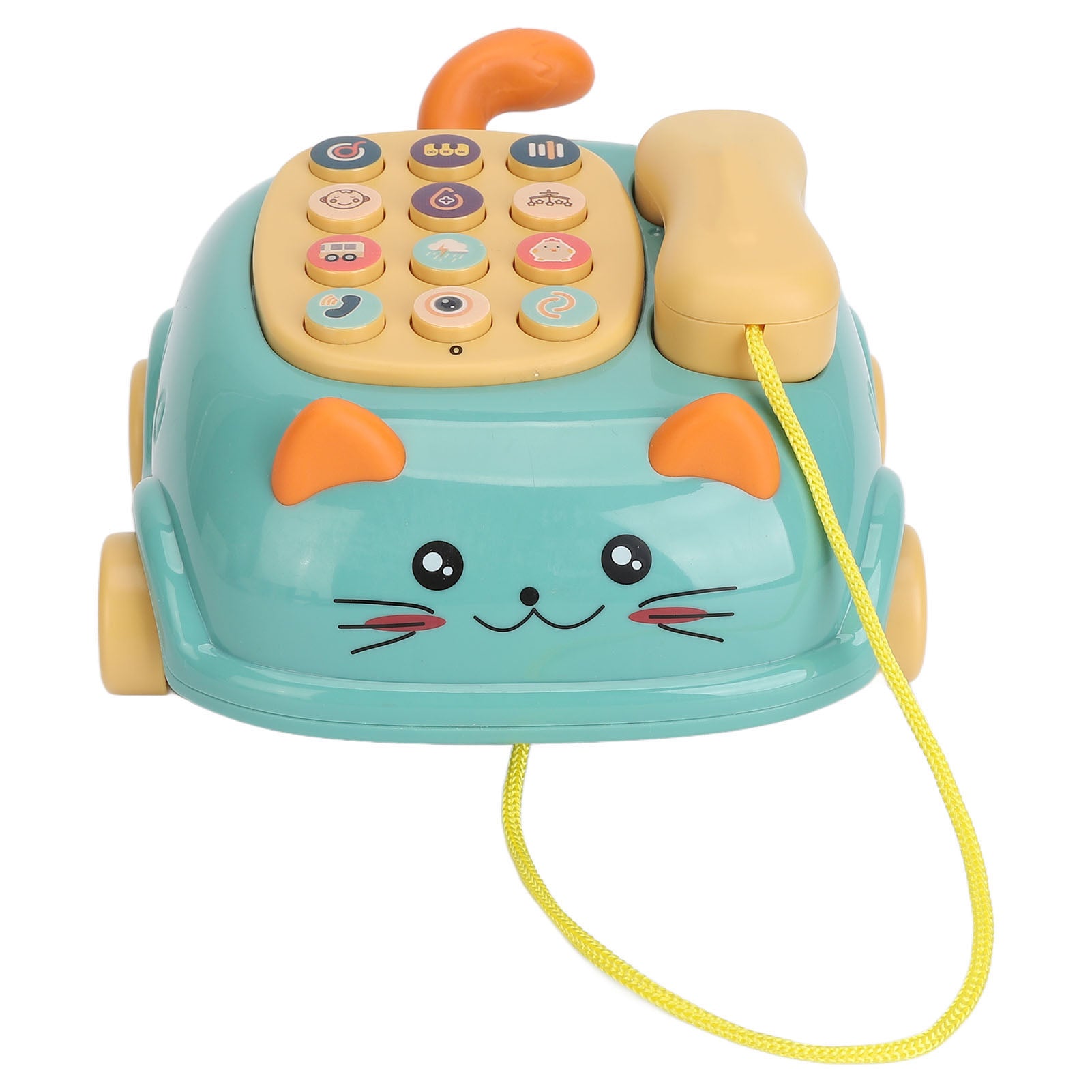 Kids Telephone Toy Simulated Educational Language Study Clear Sound Quality Music Telephone Toy