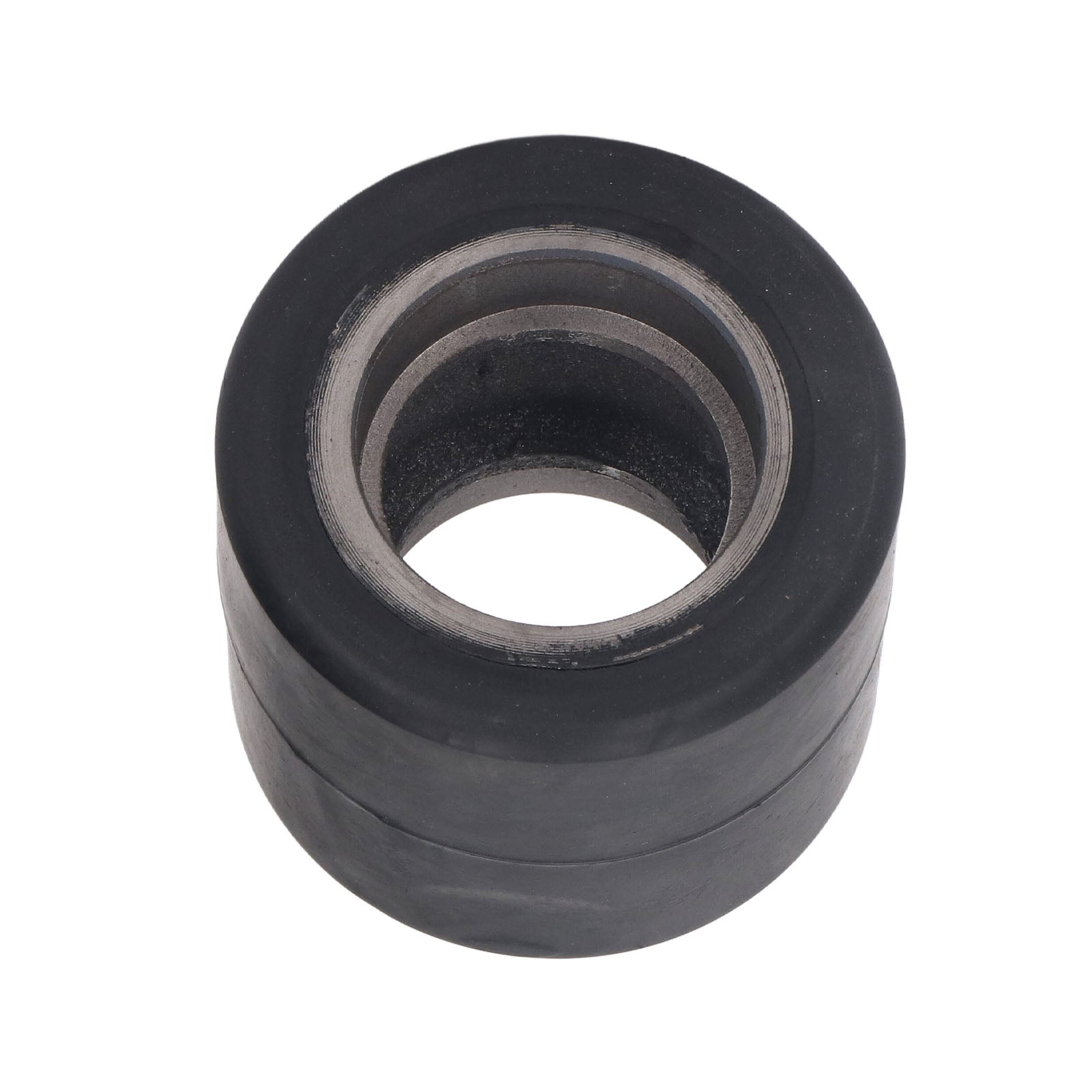 Truck Load Wheel 80 X 70mm Stainless Steel Rubber Scratch Free Truck Tyre Replacement for 6024 Bearing