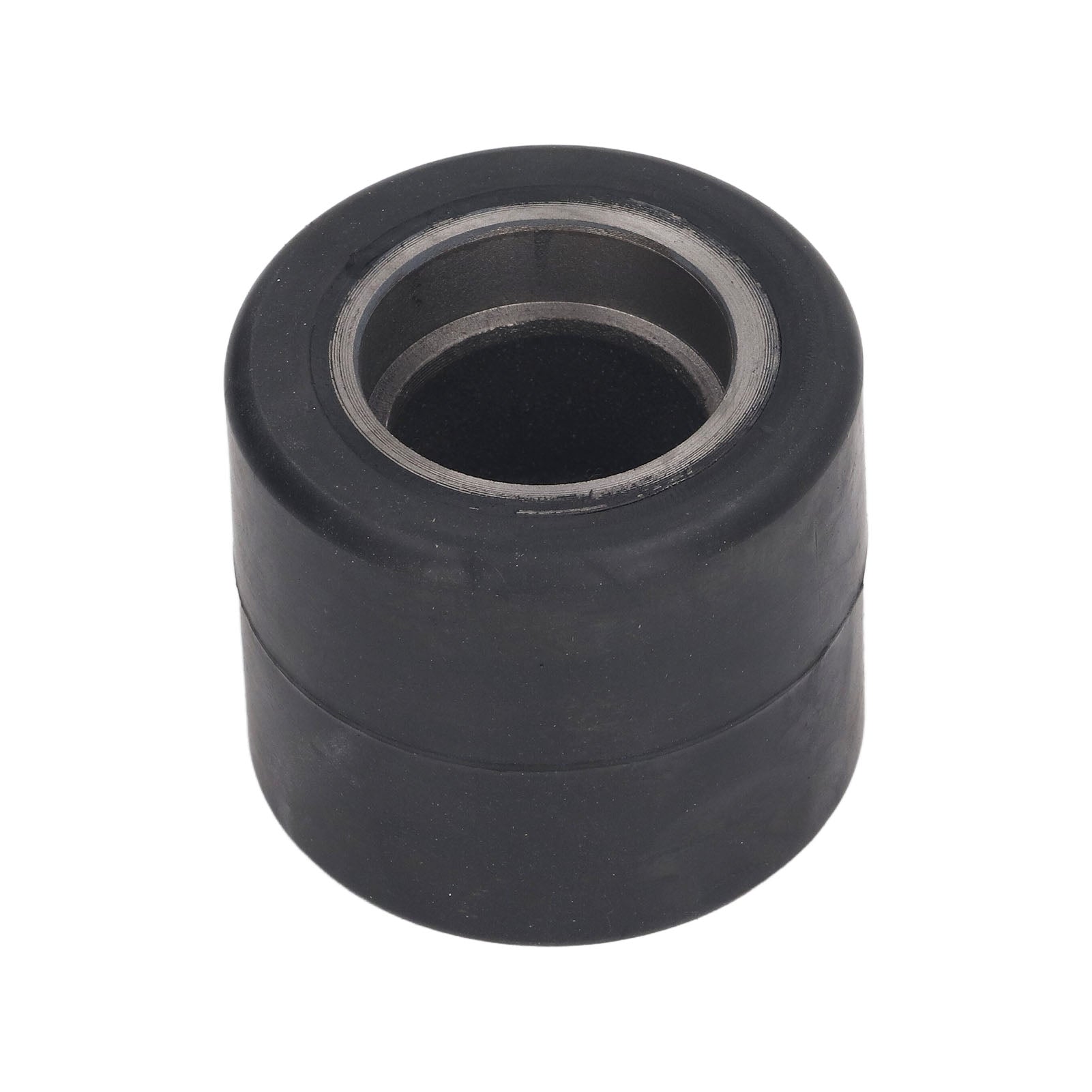 Truck Load Wheel 80 X 70mm Stainless Steel Rubber Scratch Free Truck Tyre Replacement for 6024 Bearing