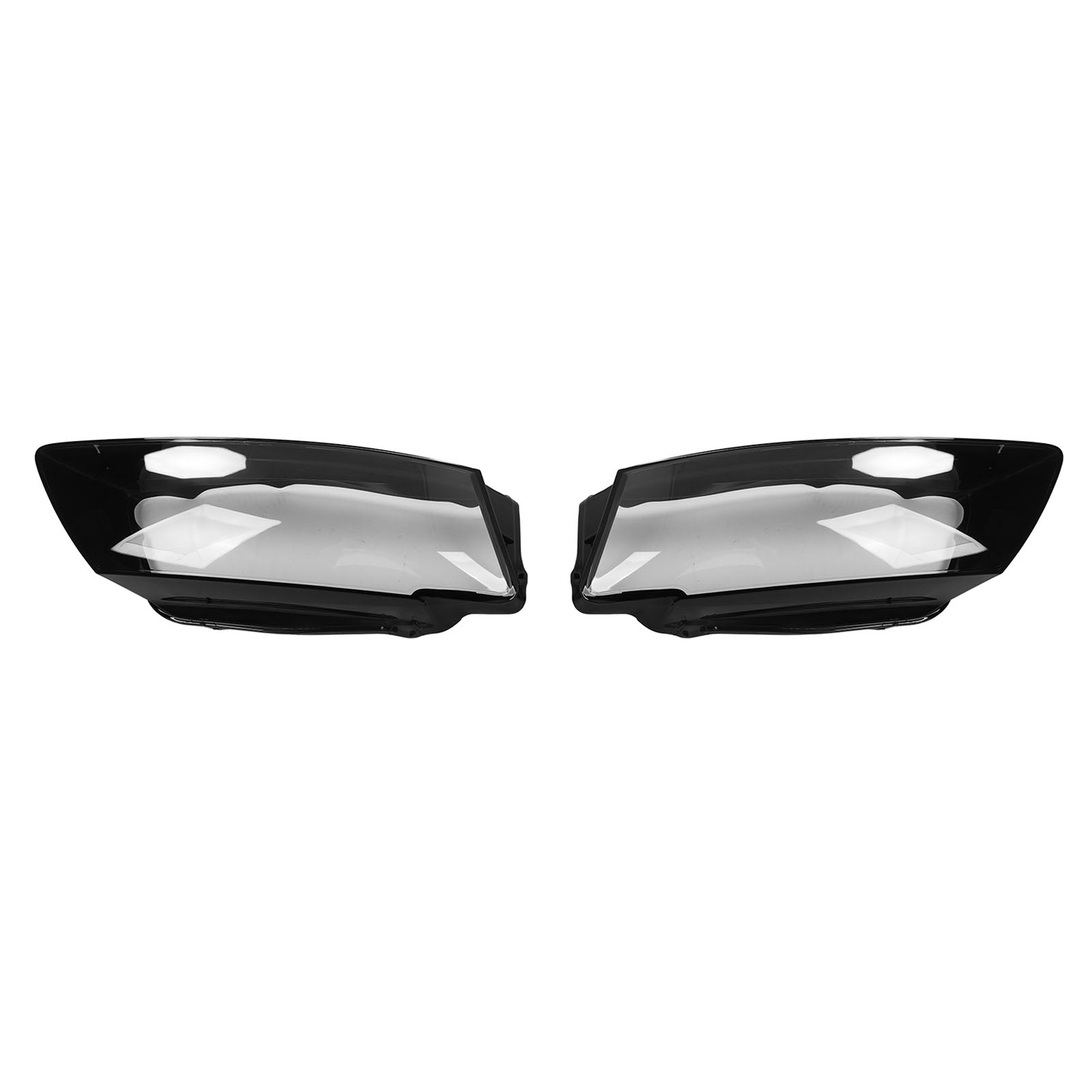 1 Pair Headlight Lens Cover 8T0941030 Left Right Transparent Headlamp Lens Shell for A5 S5 RS5 2008 to 2012